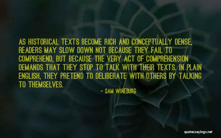 Talking Down Quotes By Sam Wineburg Talking Down Quotes By Sam Wineburg