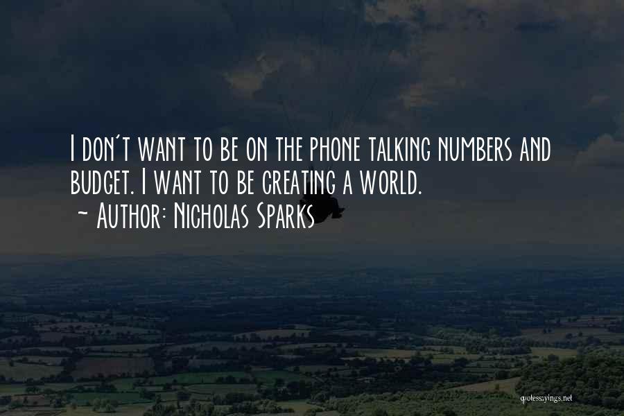 Talking On The Phone Quotes By Nicholas Sparks