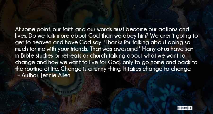 Talking To God Quotes By Jennie Allen