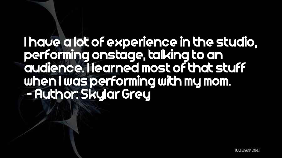 Talking To My Mom Quotes By Skylar Grey