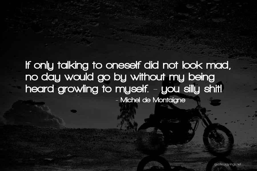 Talking To Oneself Quotes By Michel De Montaigne