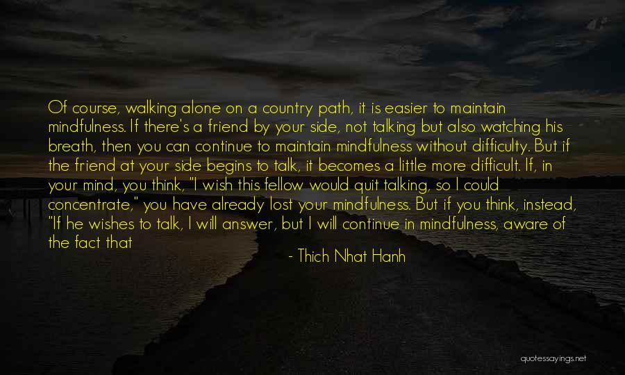 Talking To Your Friend Quotes By Thich Nhat Hanh