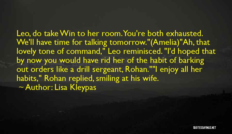 Talking To Your Wife Quotes By Lisa Kleypas