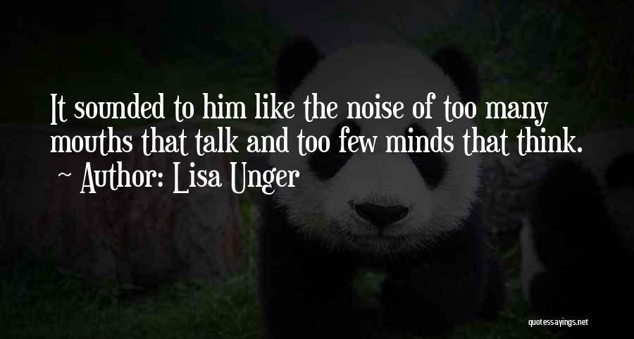 Talking Too Much Quotes By Lisa Unger
