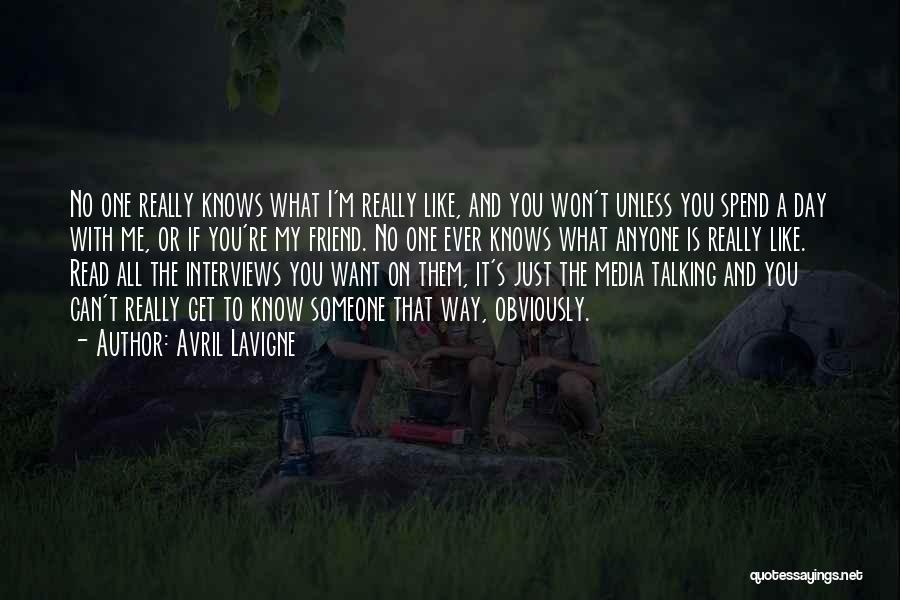 Talking With Someone Quotes By Avril Lavigne