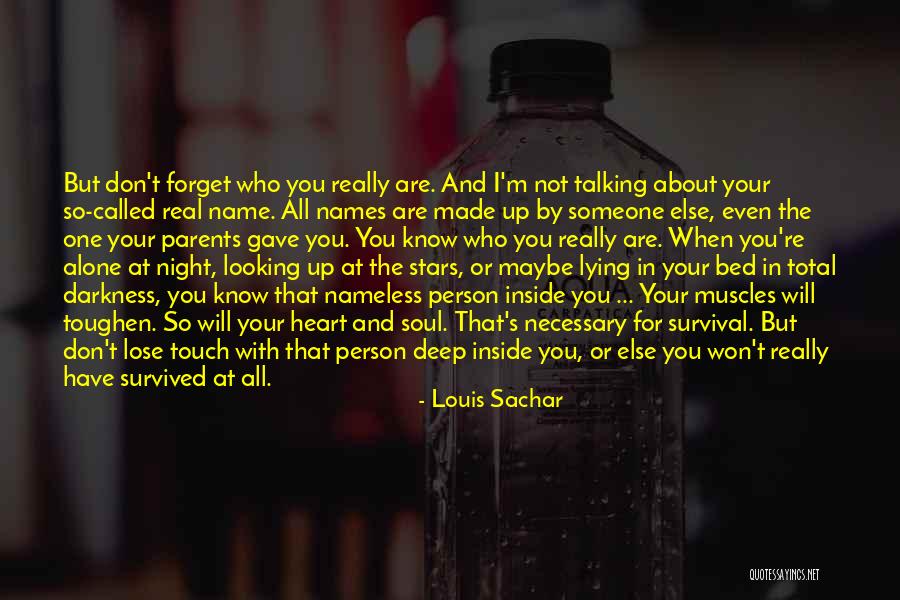 Talking With Someone Quotes By Louis Sachar