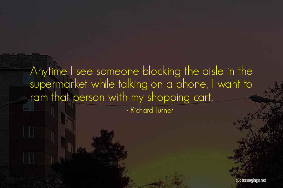 Talking With Someone Quotes By Richard Turner