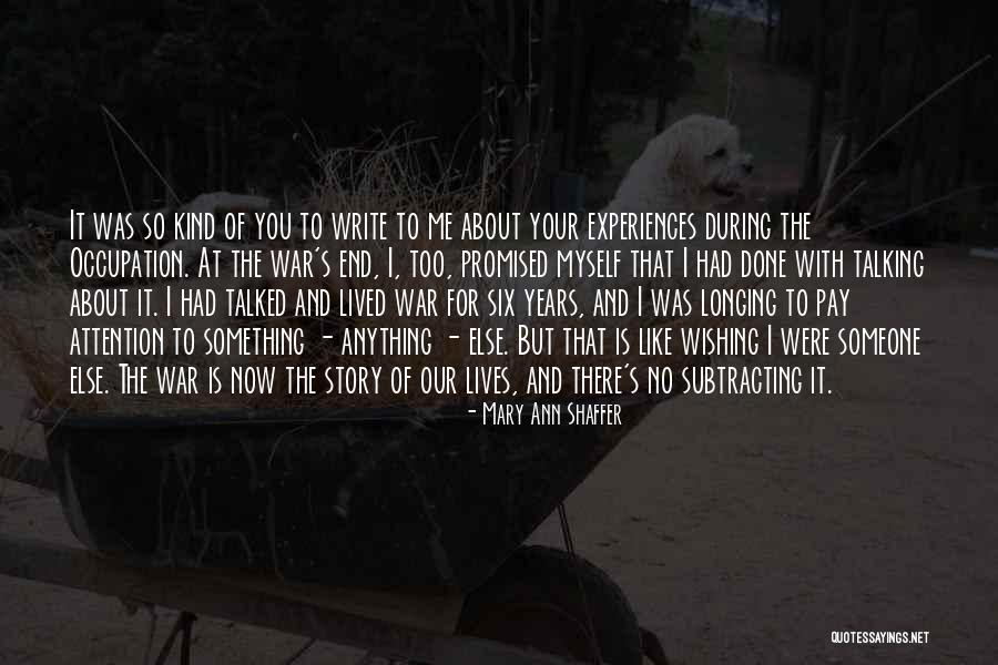 Talking With Someone You Like Quotes By Mary Ann Shaffer