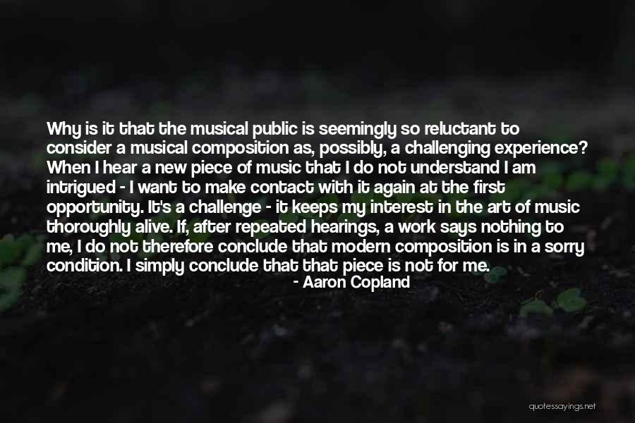 Talkorigins Quotes By Aaron Copland Talkorigins Quotes By Aaron Copland