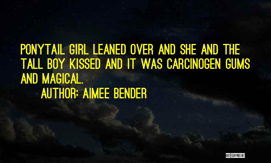 Tall Girl Quotes By Aimee Bender