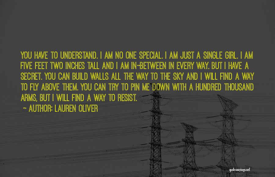 Tall Girl Quotes By Lauren Oliver
