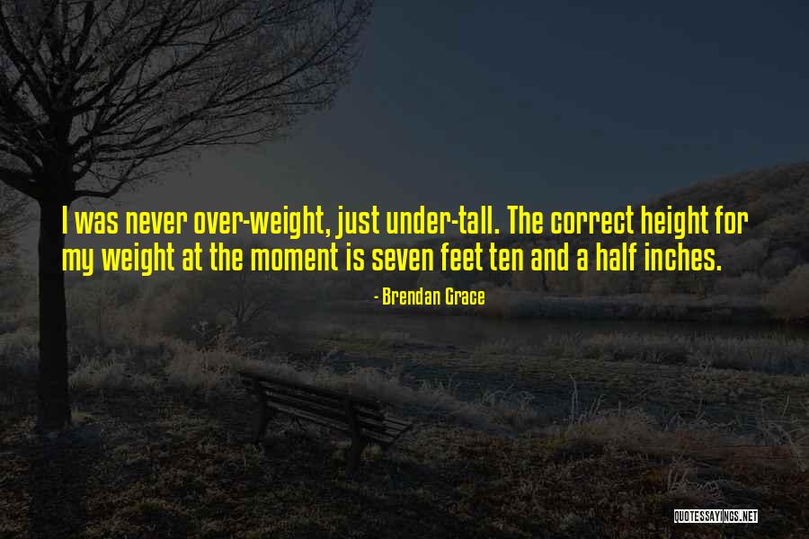 Tall Height Funny Quotes By Brendan Grace Tall Height Funny Quotes By Brendan Grace