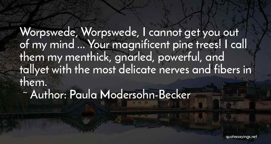 Tall Trees Quotes By Paula Modersohn-Becker