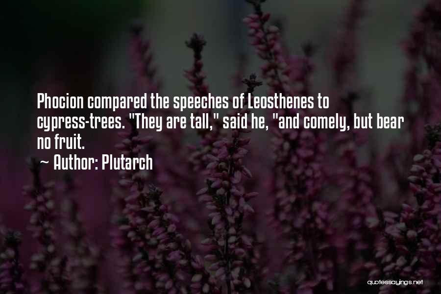 Tall Trees Quotes By Plutarch