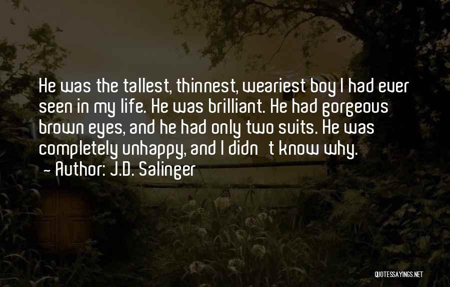 Tallest Quotes By J.D. Salinger