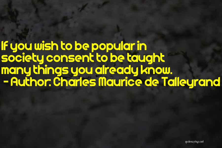 Talleyrand Quotes By Charles Maurice De Talleyrand