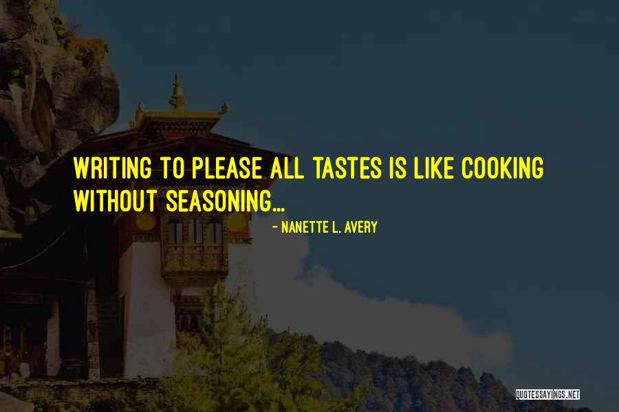 Talloum Quotes By Nanette L. Avery Talloum Quotes By Nanette L. Avery