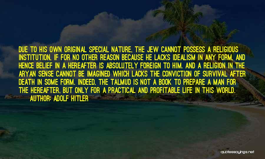 Talmud Quotes By Adolf Hitler