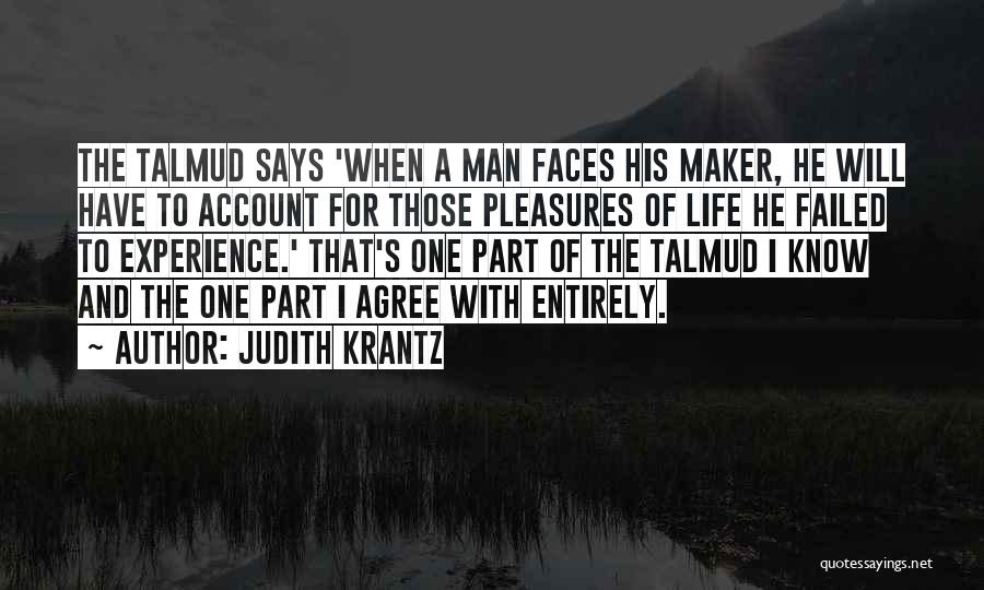 Talmud Quotes By Judith Krantz