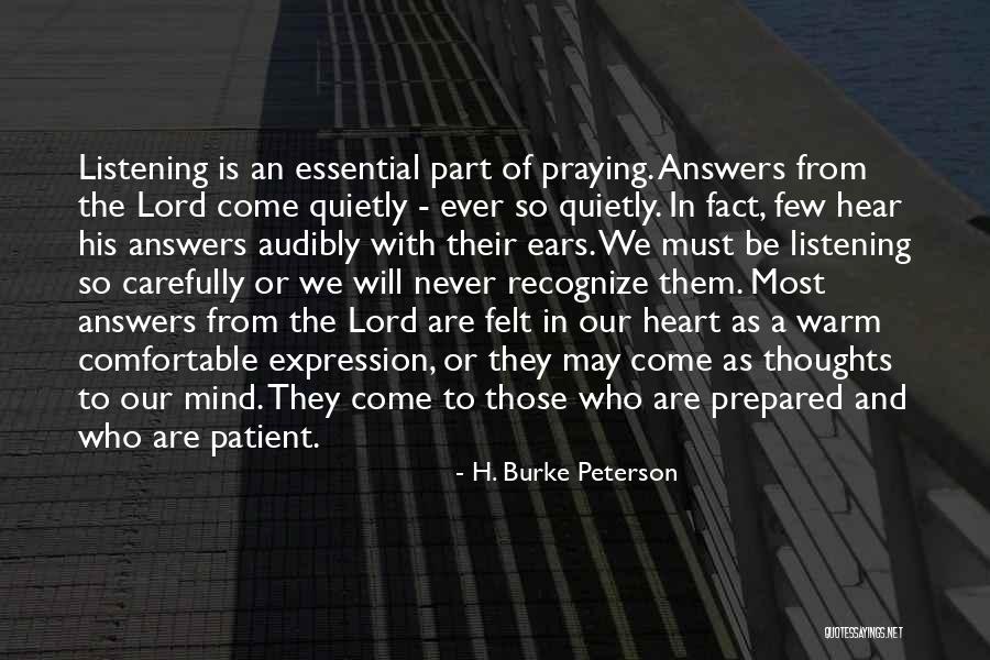 Talton Communications Quotes By H. Burke Peterson Talton Communications Quotes By H. Burke Peterson