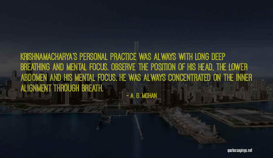 Talumari Quotes By A. G. Mohan Talumari Quotes By A. G. Mohan