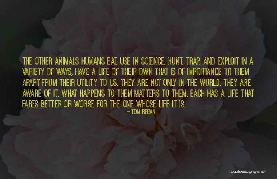 Tamarie Quotes By Tom Regan Tamarie Quotes By Tom Regan