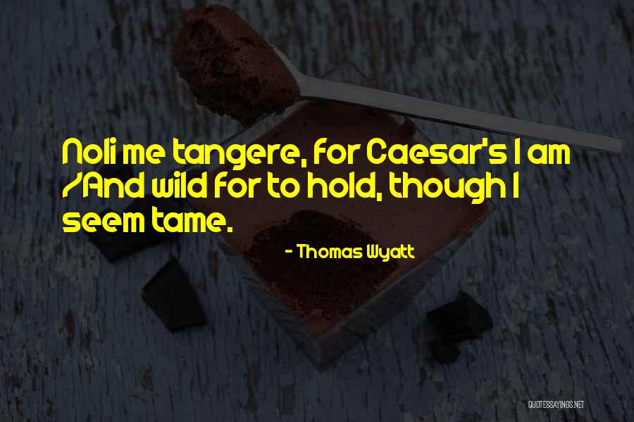 Tame Me Quotes By Thomas Wyatt