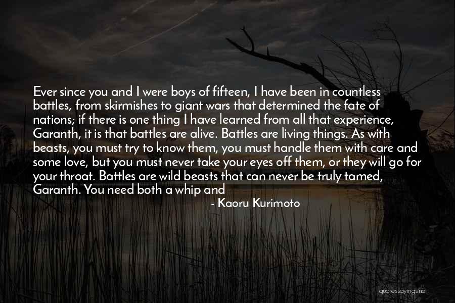 Tamed Beast Quotes By Kaoru Kurimoto Tamed Beast Quotes By Kaoru Kurimoto