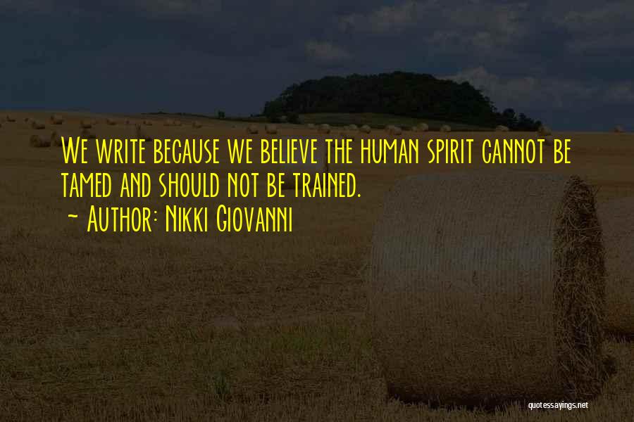 Tamed Quotes By Nikki Giovanni