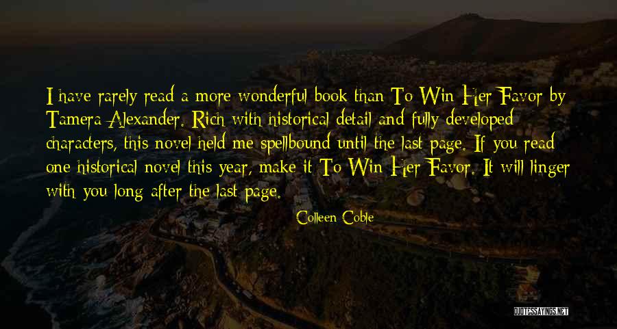 Tamera Quotes By Colleen Coble