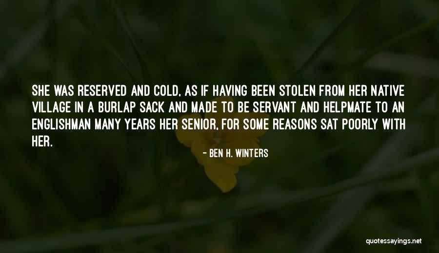 Tamera Young Quotes By Ben H. Winters Tamera Young Quotes By Ben H. Winters