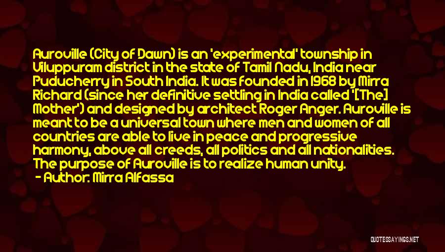 Tamil Nadu State Quotes By Mirra Alfassa