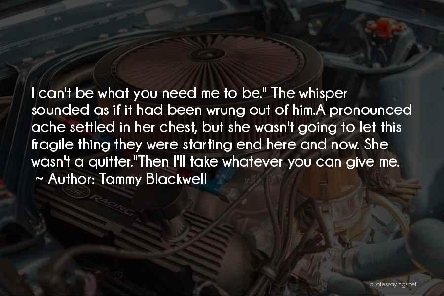 Tammy Quotes By Tammy Blackwell