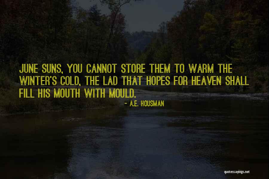 Tampanensis Quotes By A.E. Housman Tampanensis Quotes By A.E. Housman