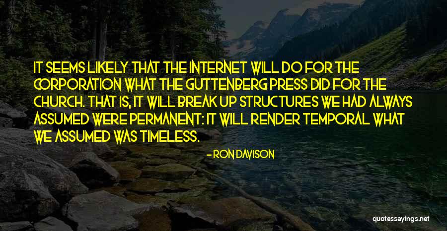 Tanelkoth Quotes By Ron Davison Tanelkoth Quotes By Ron Davison