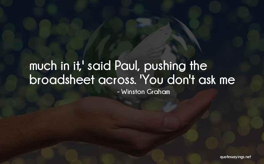 Tanghalang Quotes By Winston Graham Tanghalang Quotes By Winston Graham
