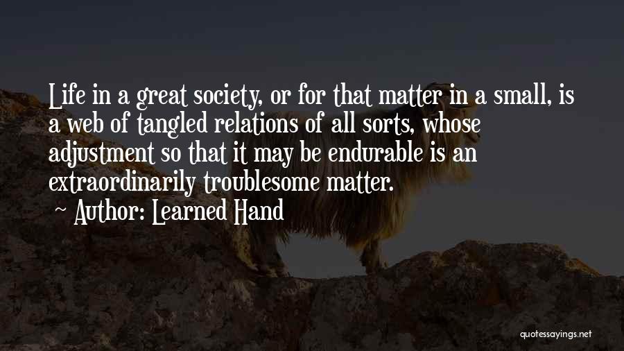 Tangled Quotes By Learned Hand