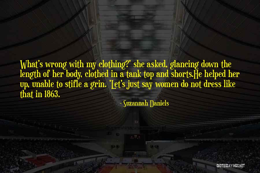 Tank Top Quotes By Suzannah Daniels