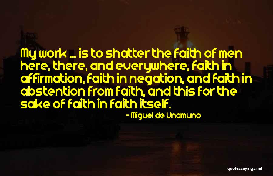 Tansor Face Quotes By Miguel De Unamuno
