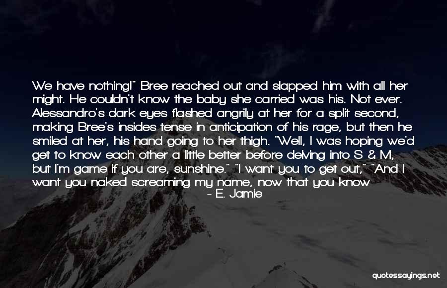 Tantalizing Eyes Quotes By E. Jamie Tantalizing Eyes Quotes By E. Jamie