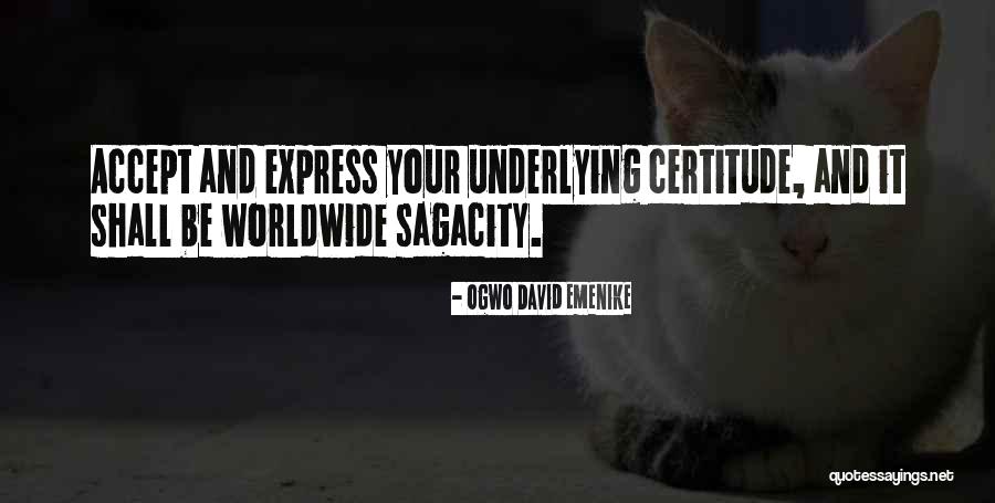 Tanteando Quotes By Ogwo David Emenike Tanteando Quotes By Ogwo David Emenike