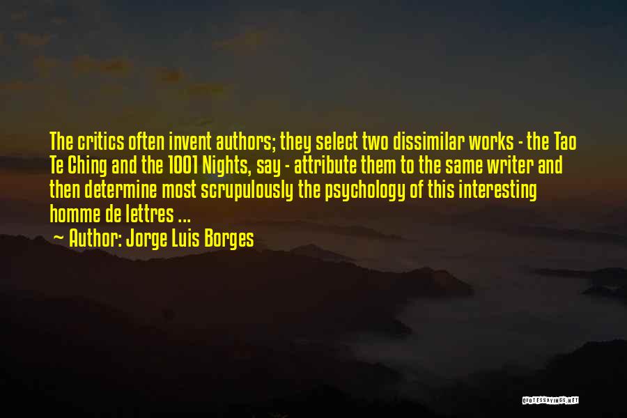 Tao The Ching Quotes By Jorge Luis Borges