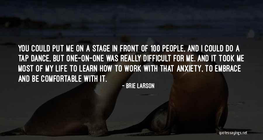 Tap Dance Quotes By Brie Larson Tap Dance Quotes By Brie Larson
