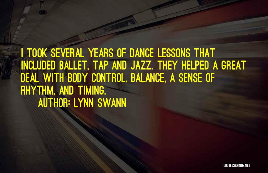 Tap Dance Quotes By Lynn Swann
