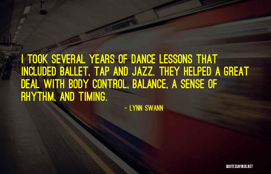 Tap Dance Quotes By Lynn Swann