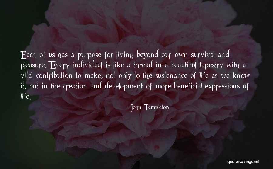 Tapestry Of Life Quotes By John Templeton Tapestry Of Life Quotes By John Templeton