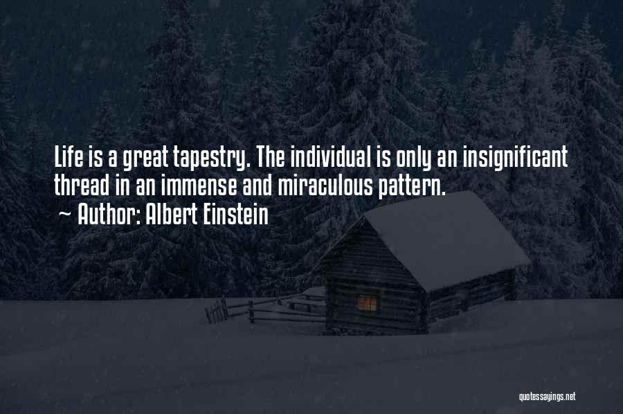 Tapestry Quotes By Albert Einstein