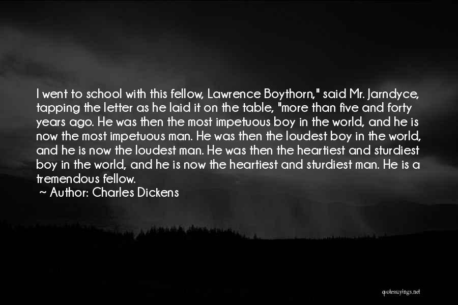 Tapping Quotes By Charles Dickens