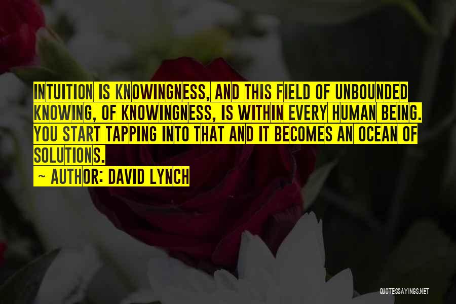 Tapping Quotes By David Lynch