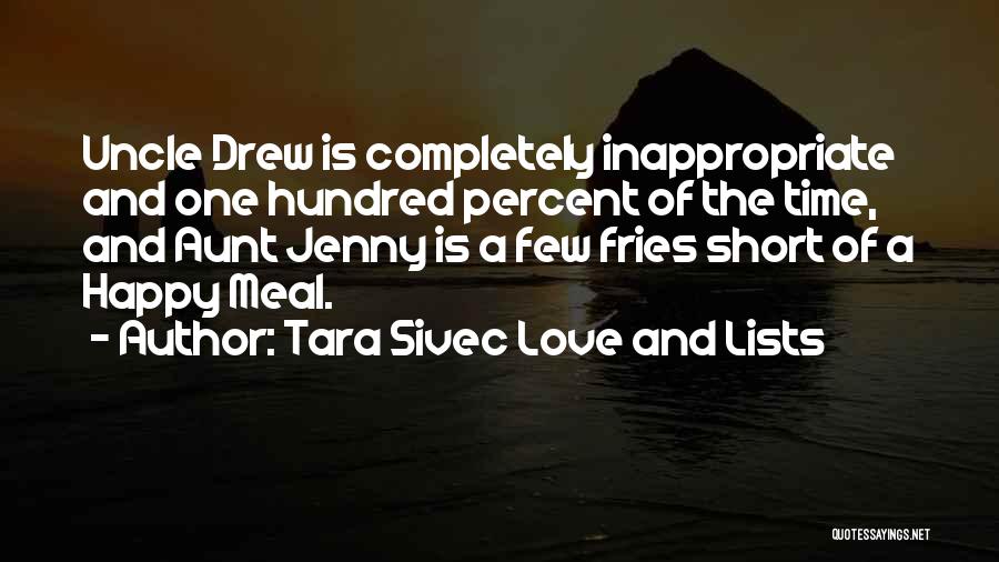 Tara Sivec Love And Lists Quotes 147723